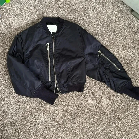 3.1 Phillip Lim
Cropped Flight Jacket, Army - Picture 1 of 6